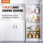 Kitchen Pantry Cabinet, 60" Tall Food Storage Dining Room. Fixed Price $145.32.