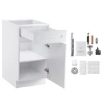 Uimoso Shaker Base Cabinet 18" X 24" 34.5" Ready To Assemble With Drawer. Fixed Price $140.39.