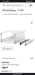 Ikea Maximera Drawer, High, White 15X24 " 302.656.78 - New. Fixed Price $38.00.