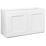 Design House 561662 White Brookings 30"W X 18"H Double Door Bridge Wall Cabinet. Fixed Price $416.25.