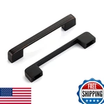 Home Edit Oil Rubber Bronze Cabinet Pulls 5 Inch Hole Spacing Wide Base Kitchen. Fixed Price $102.62.
