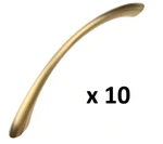 *10-PACK* Gliderite 5 In. Center-to-center Satin Gold Large Loop Cabinet Pulls. Fixed Price $21.99.