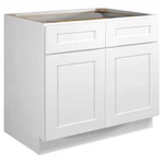 Design House 561415 Brookings 42"W X 34-1/2"H Double Door Base White. Fixed Price $1174.00.