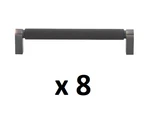 *8* Gliderite 6-1/4 In. Cc Oil Rubbed Bronze Solid Knurled Cabinet Bar Pull. Fixed Price $44.99.
