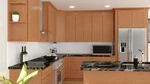 All Wood Rta 10X10 Modern Toffee Shaker Kitchen Cabinets Light Brown Birch. Fixed Price $3999.99.