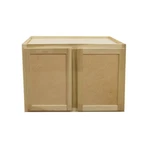 Kitchen Wall Cabinet Unfinished Poplar Shaker Style 33X24X12 In.. Fixed Price $298.00.