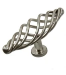 (35-QTY) 3045-100-SN-10 Gliderite Hardware 3-7/8" Birdcage Knobs Satin Nickel. Fixed Price $69.99.