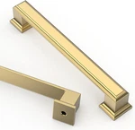 Asidrama 10 Pack 5 Inch 128MM Brushed Brass Cabinet Pulls Kitchen Handle. Fixed Price $24.99.