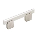 25 Pack Rok Bridge Style 76 Mm Centers Brushed Nickel Cabinet Pull Handle 4-1/4". Fixed Price $163.44.