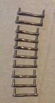 10 Contemporary Chrome Satin Finish Shape Draw Pulls 3.5 & 4.5 Inch 052426ER. Fixed Price $19.99.