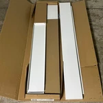 Safco Steel Flat File Cabinet Base Sz 53.5" X 6" W, White 4999WHR. Fixed Price $280.00.