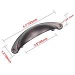 Utopia Alley Elgin Bin Pull Handle - Metal Oil Rubbed Bronze 2.5". Fixed Price $8.77.