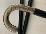 Victorian Design Brass Nickel Head Handle Vintage Wooden Walking Stick Cane Gift. Fixed Price $54.02.