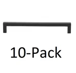 *10-PACK* Gliderite 7-9/16 In. Matte Black Solid Square Slim Cabinet Drawer Bar. Fixed Price $29.99.