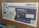 Hampton Bay Courtland 30X12X12 Wall Bridge Shaker Assembled Cabinet White. Fixed Price $80.00.