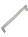 Gliderite 6-1/4 In. Center-to-center Solid Square Slim Satin Nickel Cabinet Bar. Fixed Price $29.98.