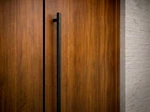 Modern Contemporary Long Stainless Steel Push Pull Door Handle For Home Entrance. Fixed Price $299.99.