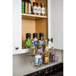 Hardware Resources 3 Tier Pull Down Spice Rack Chrome Finished Steel Retractable. Fixed Price $48.65.