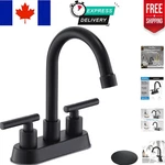 Contemporary 4-INCH Centerset Bathroom Sink Faucet With Stainless Steel Finish. Fixed Price $87.73.