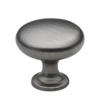Gliderite 1-1/8 In. Dia Satin Pewter Classic Round Cabinet Knob (10-PACK)LOT#10. Fixed Price $19.97.