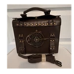 Brown Steampunk Messenger Bag Medium Solid Casual Travel Top Handle Adjustable. Fixed Price $35.00.