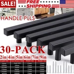 30PACK Matte Black Kitchen Cabinet Pulls Stainless Steel Drawer Bar Handles Us. Fixed Price $42.74.