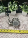 New 2 Butterfly Valve With Pull Bar Clamp Cover 505 Stainless Steel. Fixed Price $90.00.