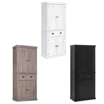 Homcom 72" Kitchen Pantry Storage Cabinet With 4 Doors 3 Adjustable Shelves. Fixed Price $195.99.