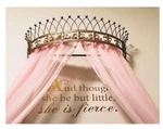 Octorose Metal Wall Decor' Teester Crown Princess Over The Bed Paint Your Color. Fixed Price $129.99.