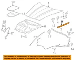 Chevrolet Gm Oem 05-13 Corvette Hood-lift Support Strut Shock Prop Arm 10399704. Fixed Price $45.35.