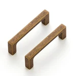 10 Pack Solid 3 Inch Kitchen Square Cabinet Handles Antique Brass Pulls. Fixed Price $41.91.