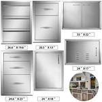 Outdoor Kitchen Drawers Bbq Stainless Steel Island Access Grill. Fixed Price $46.92.