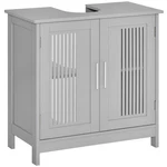 Adjustable Shelf Under Sink Cabinet 23.5IN Wide Grey Moisture-resistant Mdf. Fixed Price $103.05.