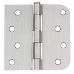 Gliderite 4" Satin Nickel Door Hinges 5/8" & Square Radius 4000-SQ-58-SN-1. Fixed Price $6.29.