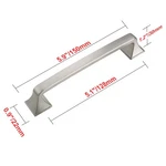 Utopia Alley Brax Brushed Nickel Cabinet Pull - Metal Drawer Handle 5.1". Fixed Price $9.72.