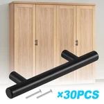30 Pack Black Kitchen Cabinet Pulls Brushed Stainless Steel Drawer Bar Handles. Fixed Price $19.95.