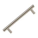 25 Pack 6-5/8" Length Euro Style Brushed Nickel Pull Handle 5-1/32" Hole Centers. Fixed Price $75.89.