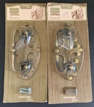 (2) Nos Vintage Sears Craftsman Designer Trim Country Decorative Drawer Pulls. Fixed Price $17.92.
