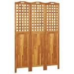3 Panel Room Divider Privacy Screen Solid Wood Acacia Vidaxl. Fixed Price $138.99.