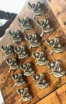 Set 15 Anne At Home Cherry Pewter Drawer Cabinet Pulls Hardware X2.25 Knobs. Fixed Price $99.99.
