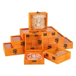 12 Pack Box With Glass Lid, 4.72 1.97 Inch Wooden Display W.... Fixed Price $47.42.
