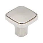 5X Transitional Square 1-3/8" Nickel Kitchen Home Metal Cabinet Door Drawer Knob. Fixed Price $34.08.