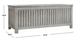 Safavieh Abri Cushion Box, Reduced Price 2172732171 PAT7037B. Fixed Price $150.00.