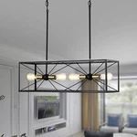 Judith 32 Inch Chandelier Modern-contemporary Style Matte Black Finish 4-LIGHT. Fixed Price $82.95.