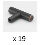 *19* Gliderite 2 In. Solid Steel Oil Rubbed Bronze Finish T-bar Handle Knobs. Fixed Price $27.99.
