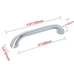 Utopia Alley Tempo Pull - Polished Chrome Metal Drawer Handle, 5.0". Fixed Price $9.56.