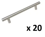*20* Gliderite 6-1/4 In. Thick Solid Long Stainless Steel Finish Bar Handle Pull. Fixed Price $39.99.