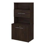 Office 500 Tall Storage Cabinet With Doors Black Walnut - Engineered Wood. Fixed Price $851.99.