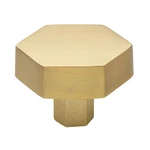 Gliderite 1-1/2 Inch Solid Hexagon Cabinet Knob Satin Gold, 5824-SG-1. Fixed Price $7.29.