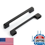 Home Edit Black Cabinet Pulls 6-1/4 Inch Hole Spacing Wide Base Kitchen. Fixed Price $105.45.